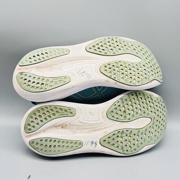 ASICS Shoes Womens 9.5 Teal Green Gel Nimbus 25 PureGEL Running Athletic Sneaker - Picture 10 of 13
